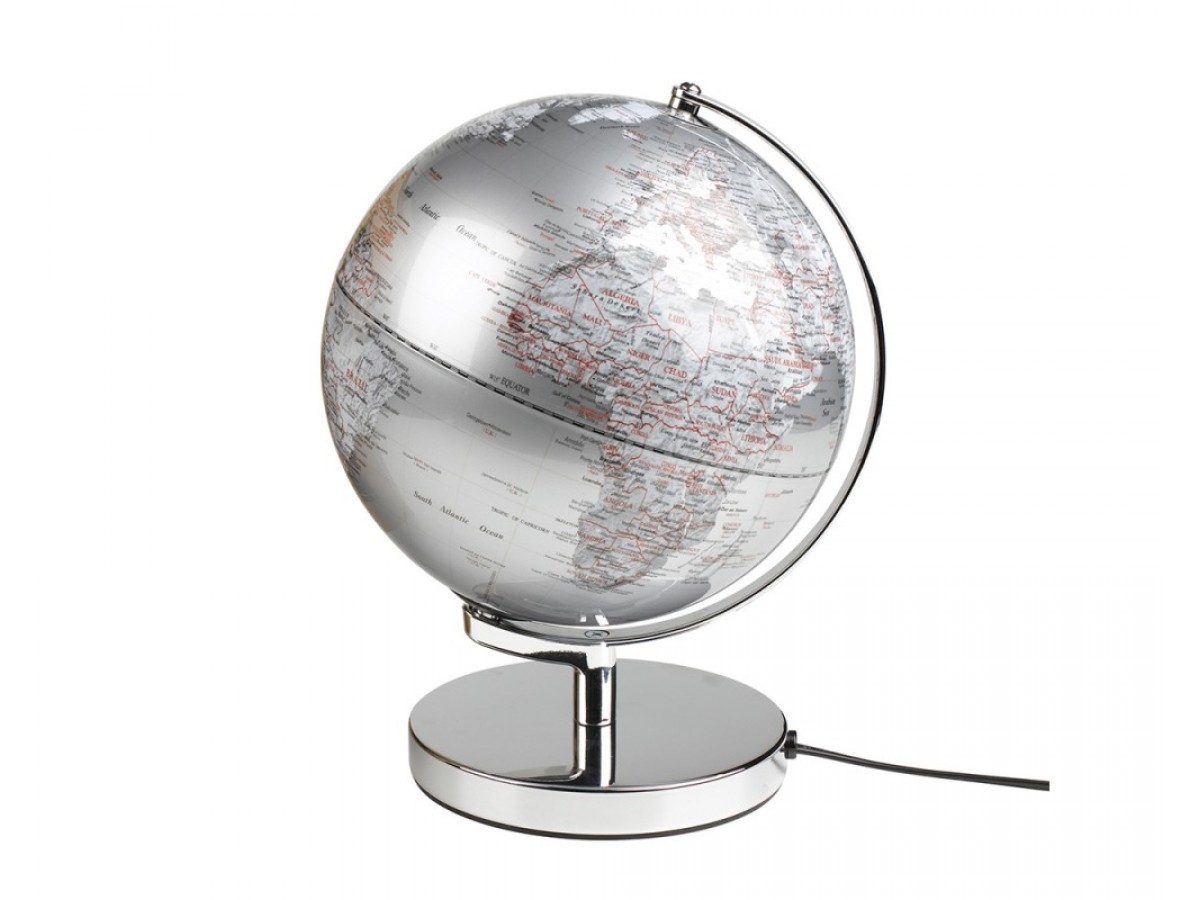 Jordglob Silver 25cm Jordglob Silver 25cm